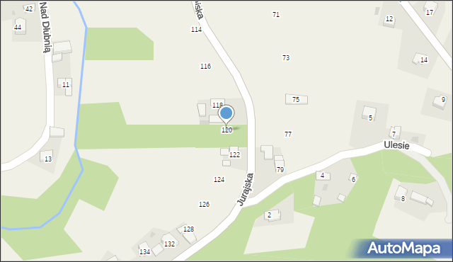Iwanowice Dworskie, Jurajska, 120, mapa Iwanowice Dworskie