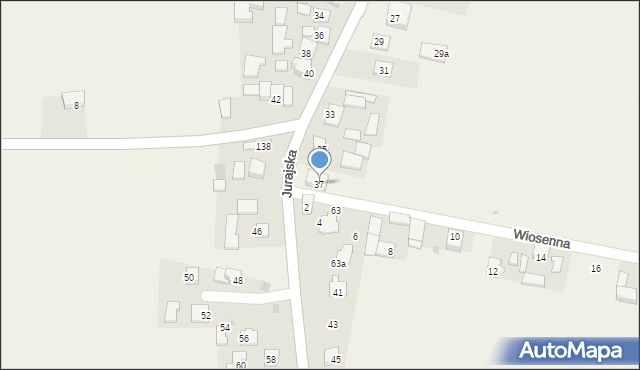Iwanowice Dworskie, Jurajska, 37, mapa Iwanowice Dworskie