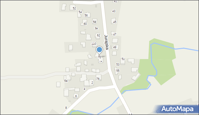 Iwanowice Dworskie, Jurajska, 72, mapa Iwanowice Dworskie