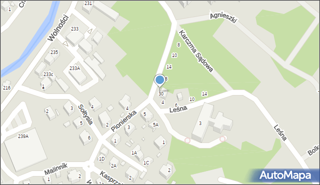 Jelenia Góra, Junaków, 22, mapa Jelenia Góra