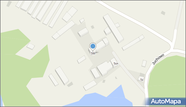Juchowo, Juchowo, 54b, mapa Juchowo