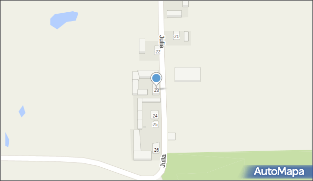 Julia, Julia, 23, mapa Julia