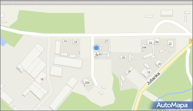 Julianka, Julianka, 29, mapa Julianka