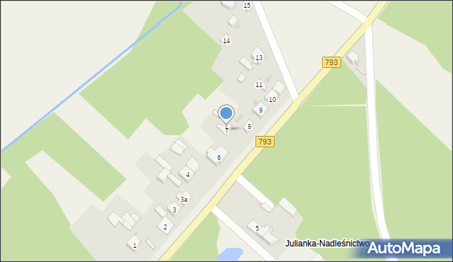 Julianka, Julianka, 7, mapa Julianka