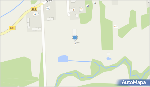 Julianów, Julianowska, 6, mapa Julianów