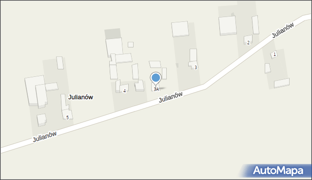 Julianów, Julianów, 3A, mapa Julianów