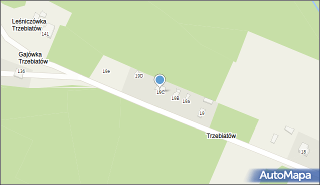 Julianów, Julianów, 19C, mapa Julianów