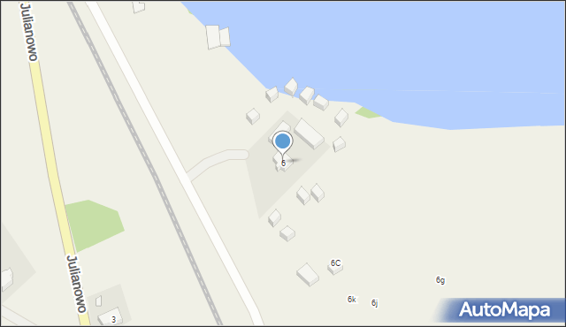 Julianowo, Julianowo, 6, mapa Julianowo