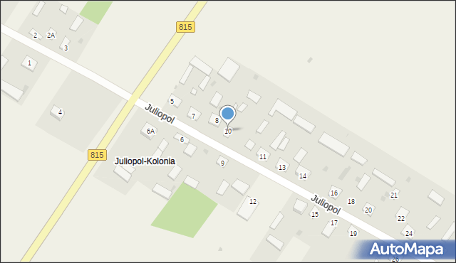 Juliopol, Juliopol, 10, mapa Juliopol