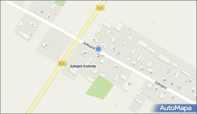 Juliopol, Juliopol, 6, mapa Juliopol