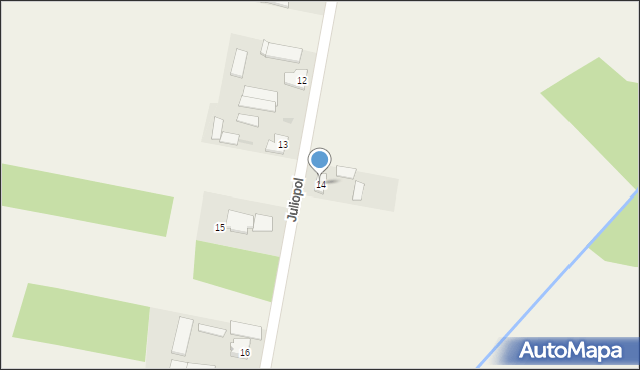 Juliopol, Juliopol, 14, mapa Juliopol