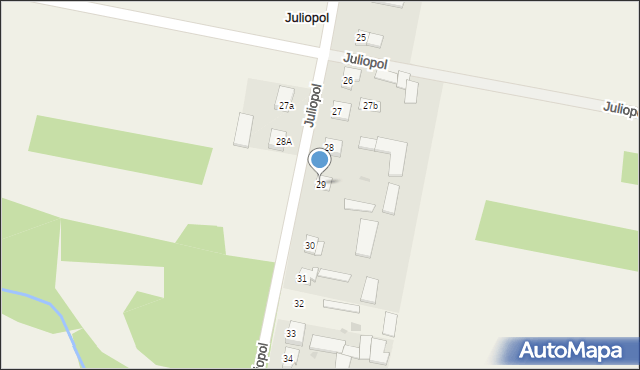Juliopol, Juliopol, 29, mapa Juliopol