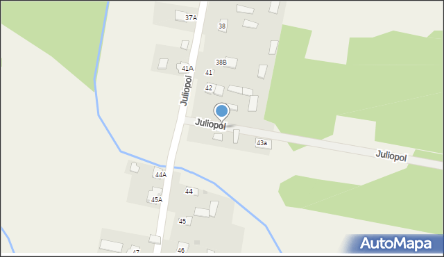 Juliopol, Juliopol, 43, mapa Juliopol