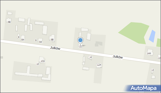 Julków, Julków, 11, mapa Julków