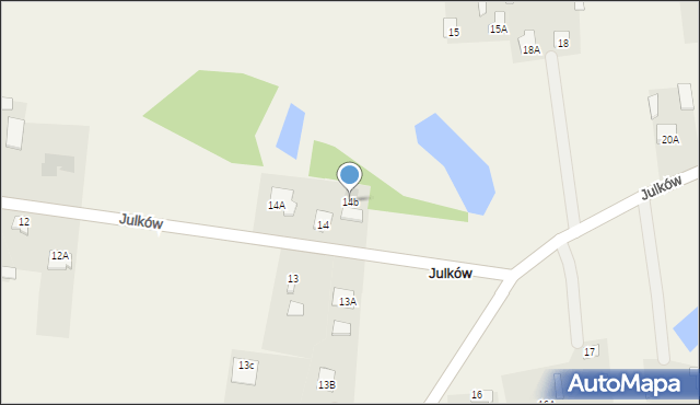 Julków, Julków, 14b, mapa Julków