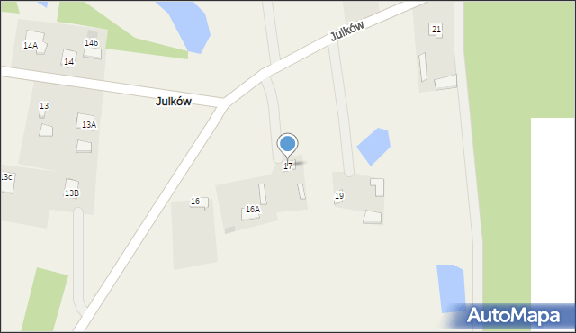 Julków, Julków, 17, mapa Julków