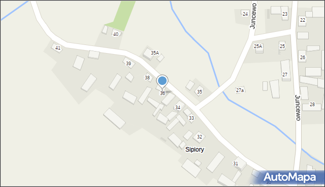 Juncewo, Juncewo, 36, mapa Juncewo