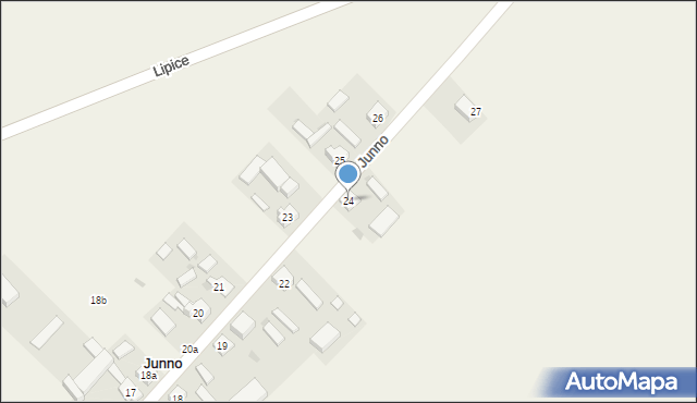 Junno, Junno, 24, mapa Junno