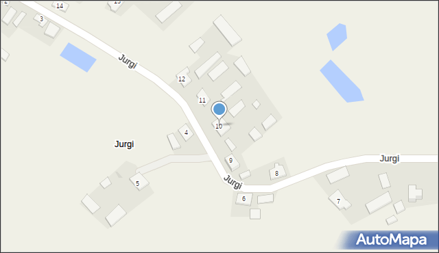 Jurgi, Jurgi, 10, mapa Jurgi