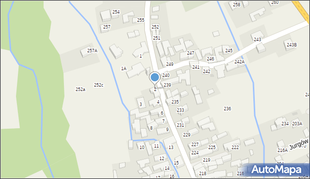Jurgów, Jurgów, 2, mapa Jurgów