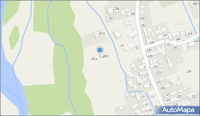 Jurgów, Jurgów, 252b, mapa Jurgów