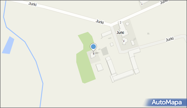 Jurki, Jurki, 6, mapa Jurki