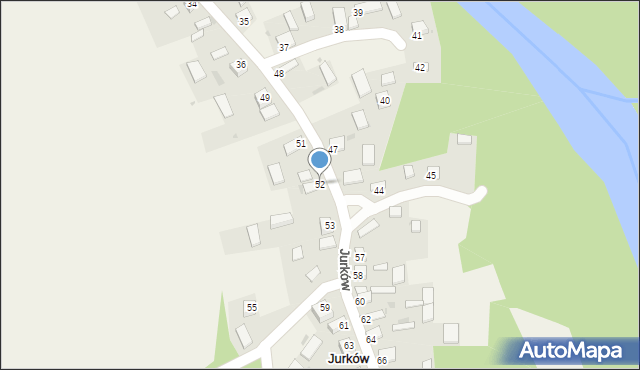 Jurków, Jurków, 52, mapa Jurków