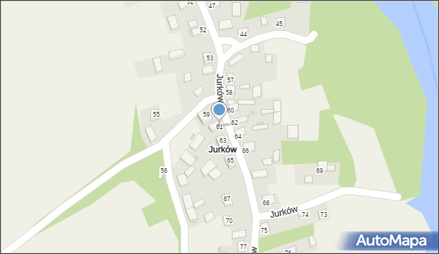 Jurków, Jurków, 61, mapa Jurków