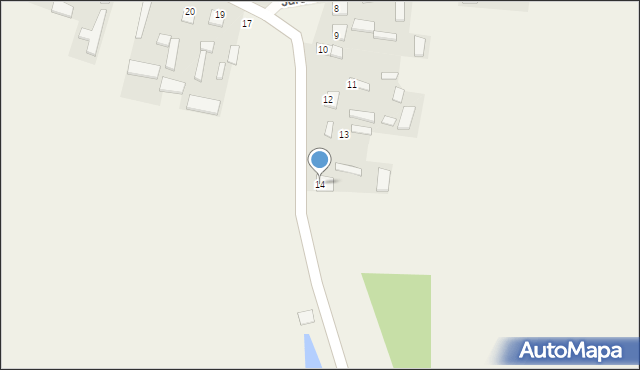 Jurów, Jurów, 14, mapa Jurów