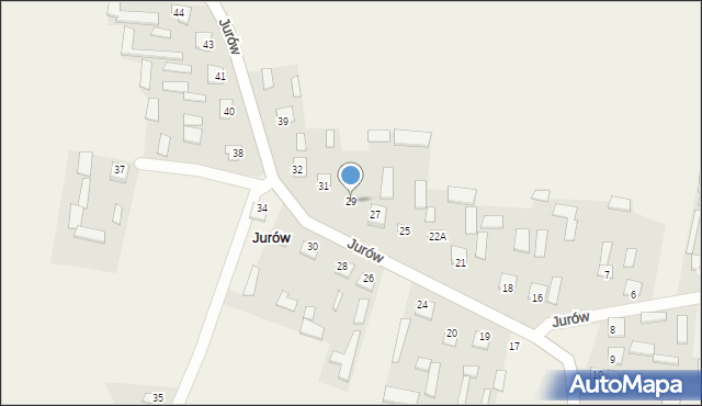 Jurów, Jurów, 29, mapa Jurów