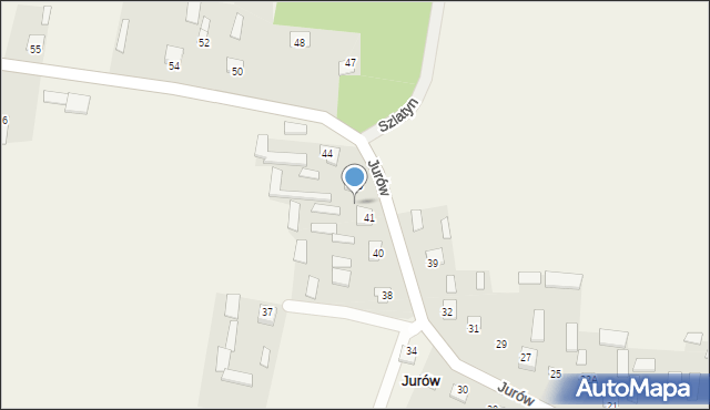 Jurów, Jurów, 42, mapa Jurów
