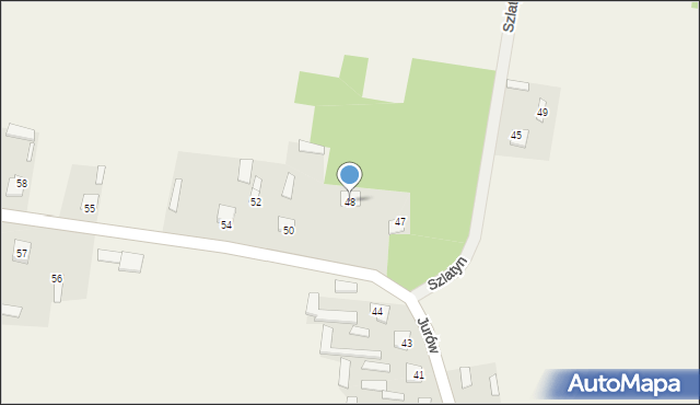 Jurów, Jurów, 48, mapa Jurów