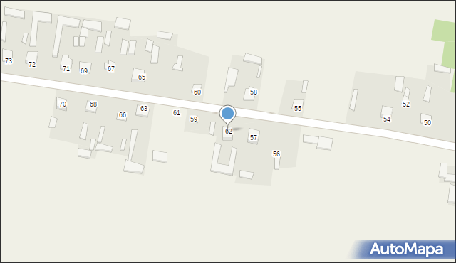 Jurów, Jurów, 62, mapa Jurów