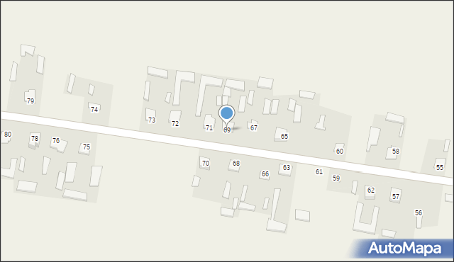 Jurów, Jurów, 69, mapa Jurów