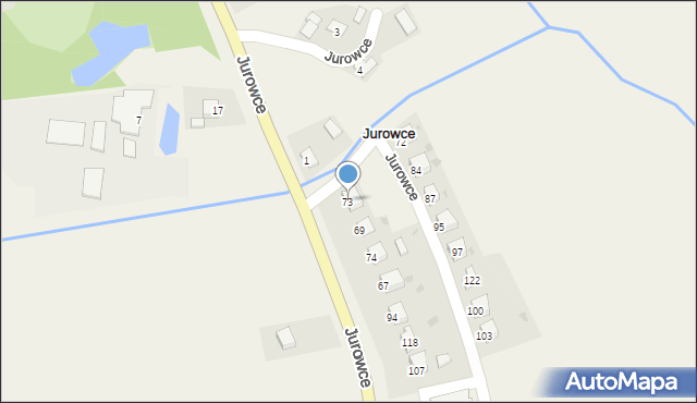 Jurowce, Jurowce, 73, mapa Jurowce