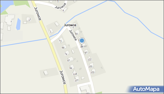 Jurowce, Jurowce, 95, mapa Jurowce