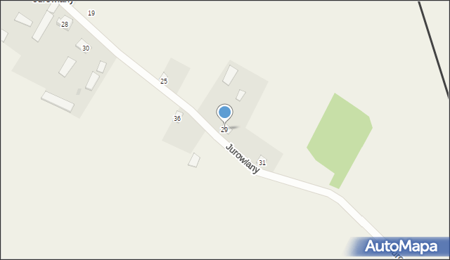 Jurowlany, Jurowlany, 29, mapa Jurowlany