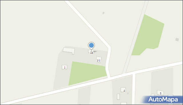 Juryszewo, Juryszewo, 1a, mapa Juryszewo