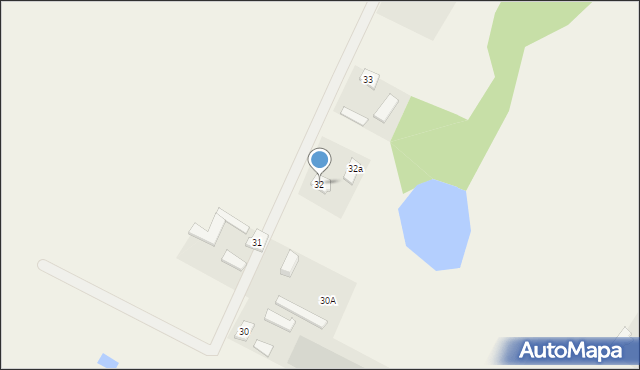 Juryszewo, Juryszewo, 32, mapa Juryszewo