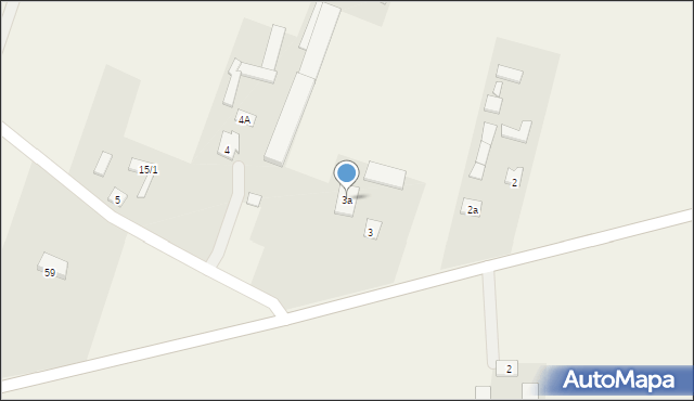 Juryszewo, Juryszewo, 3a, mapa Juryszewo