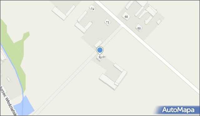 Jurzec Włościański, Jurzec Włościański, 70, mapa Jurzec Włościański