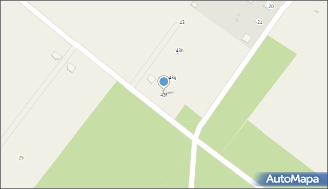 Jurzynek, Jurzynek, 43f, mapa Jurzynek