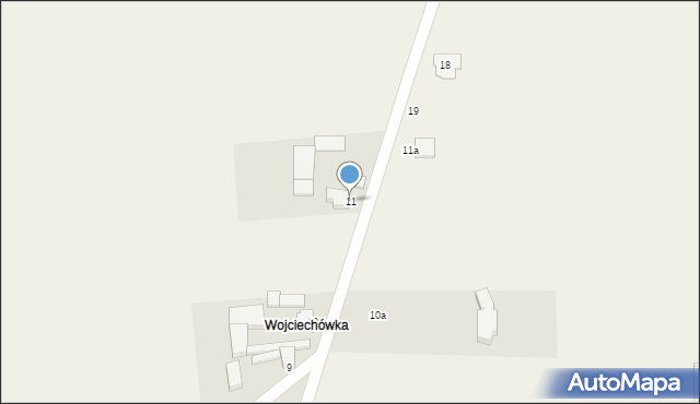 Justynka, Justynka, 11, mapa Justynka