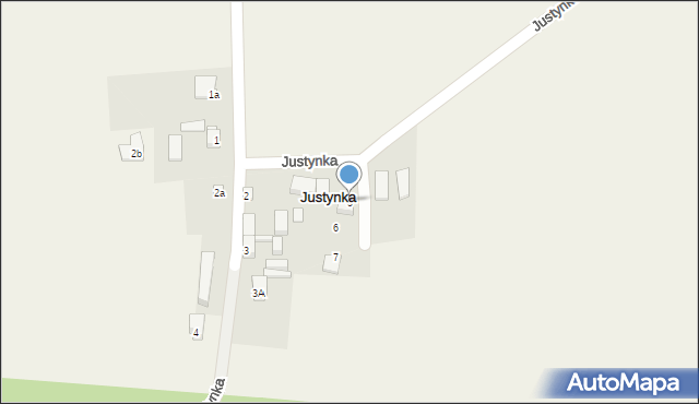 Justynka, Justynka, 5, mapa Justynka