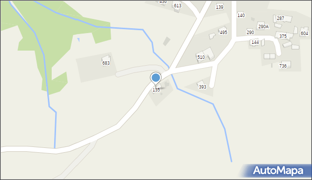 Juszczyn, Juszczyn, 135, mapa Juszczyn