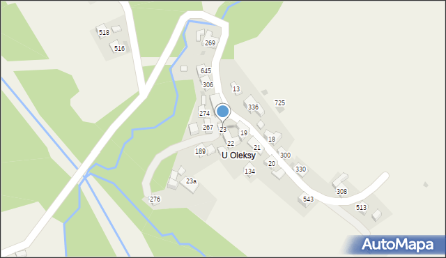 Juszczyn, Juszczyn, 23, mapa Juszczyn