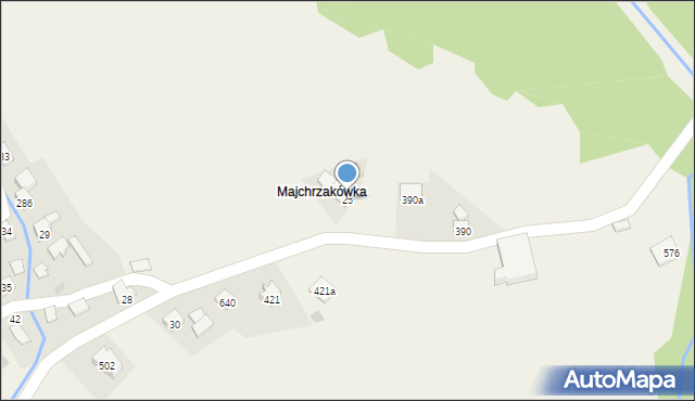 Juszczyn, Juszczyn, 25, mapa Juszczyn