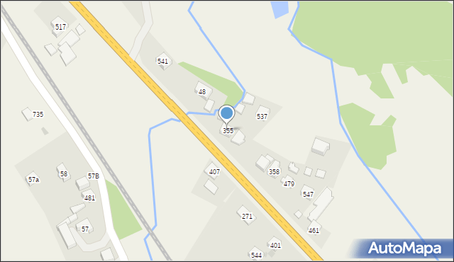 Juszczyn, Juszczyn, 355, mapa Juszczyn