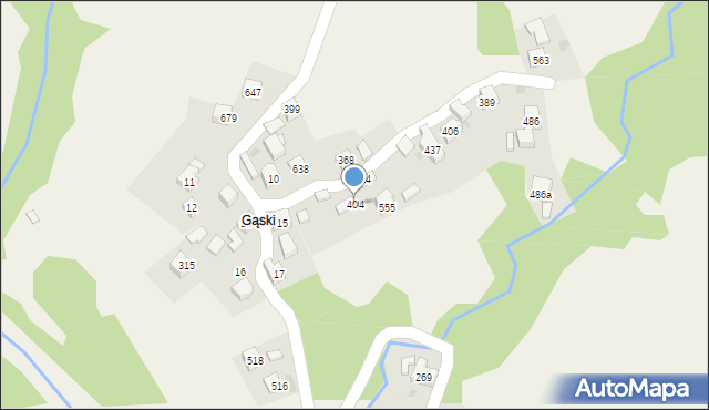 Juszczyn, Juszczyn, 404, mapa Juszczyn