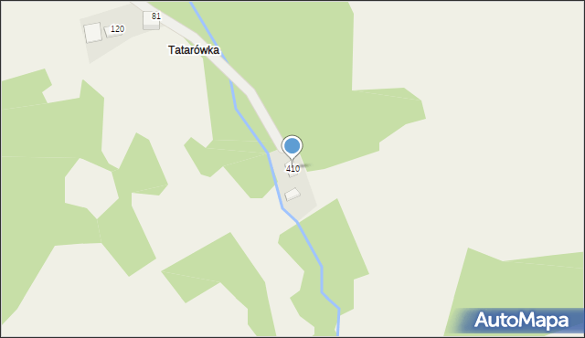 Juszczyn, Juszczyn, 410, mapa Juszczyn